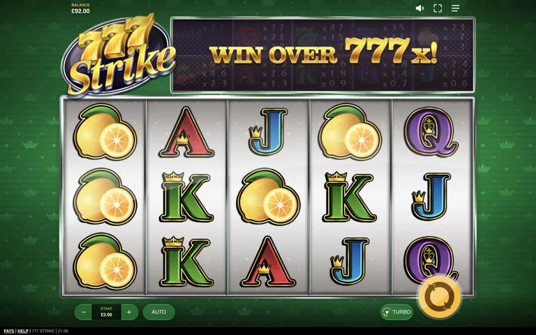 777 Strike base gameplay